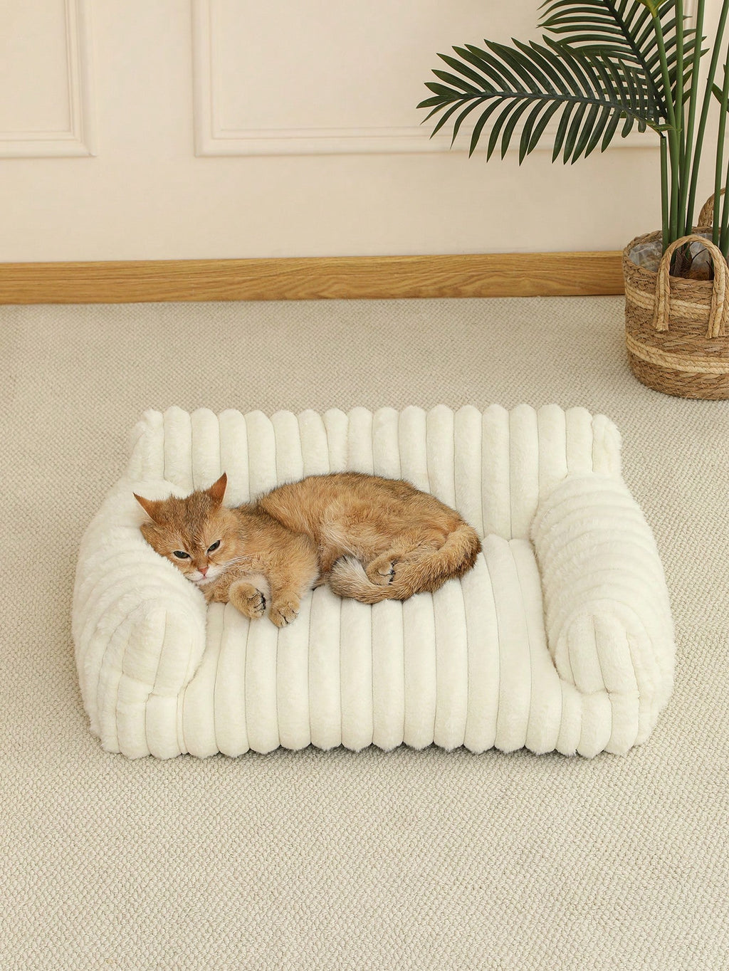 猫用ソファネスト 柔らかい猫ハウス 通気性良好 小型 / 中型 / 大型猫対応 オールシーズン使用可能