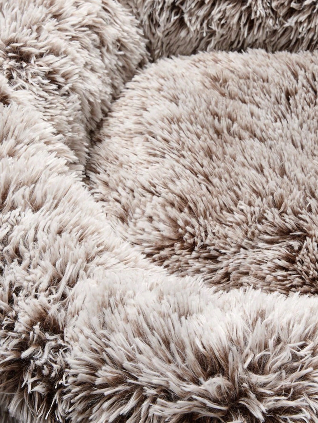 プルッシュラウンドペットベッド 滑り止めボトム付き 冬用対応 スモール / ミディアム / ラージ 犬・猫用