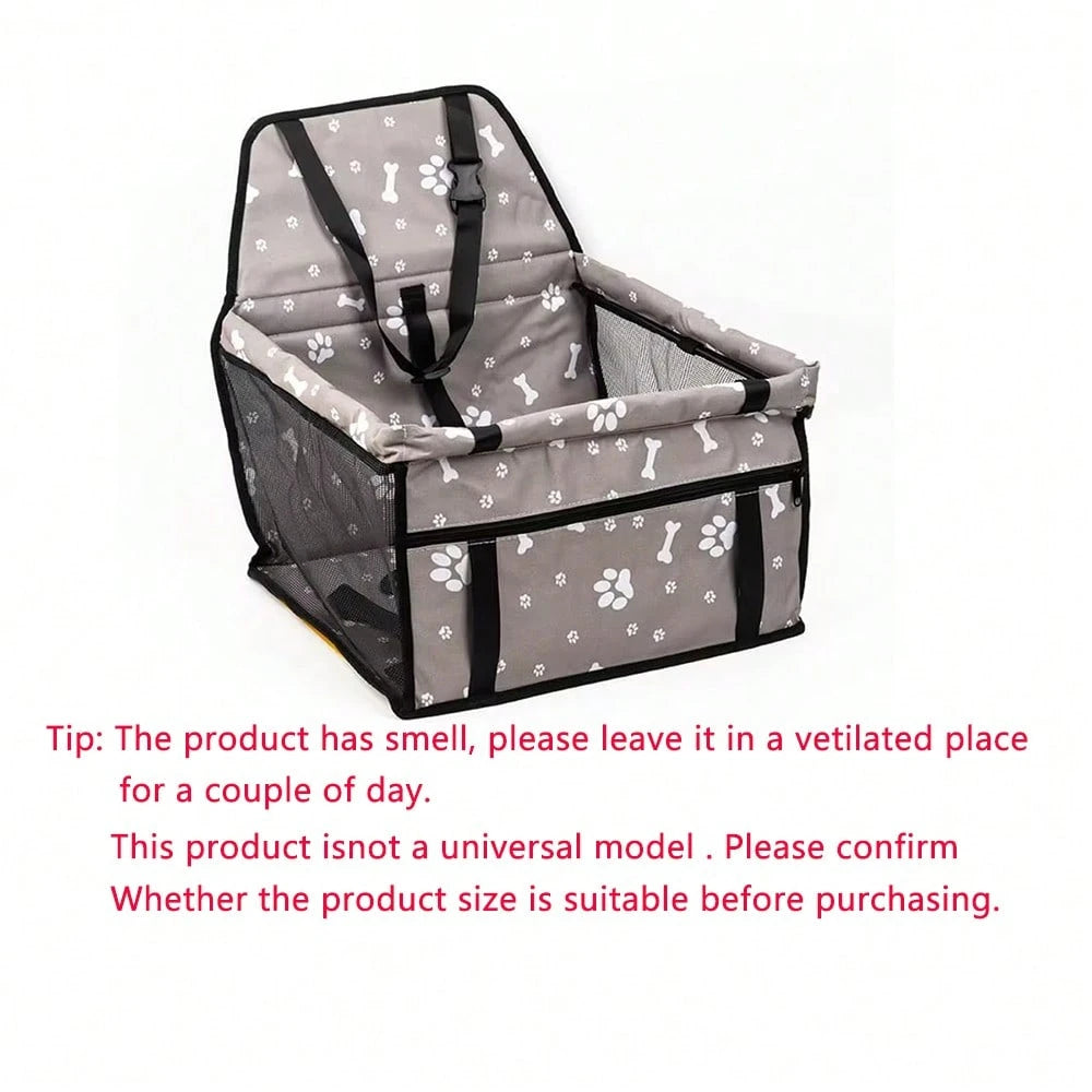 ペットカーシートキャリア 折りたたみ防水 視窓付き 車の前部・後部シート対応 犬猫用 ポリエステル快適設計 クリスマス / ハロウィン / 新年ギフト適用