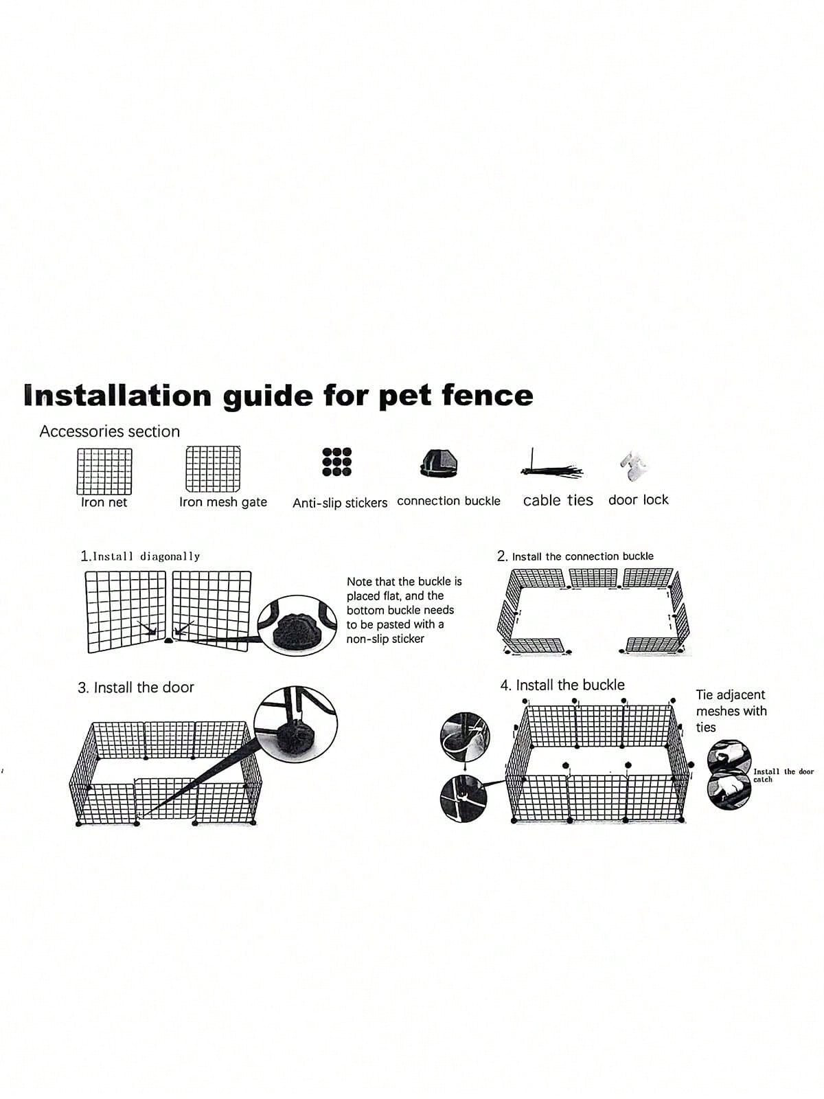 室内用 小型犬用柵付きトイレエリア、ホームペットゲート、脱走防止犬用プレイペン ケージ