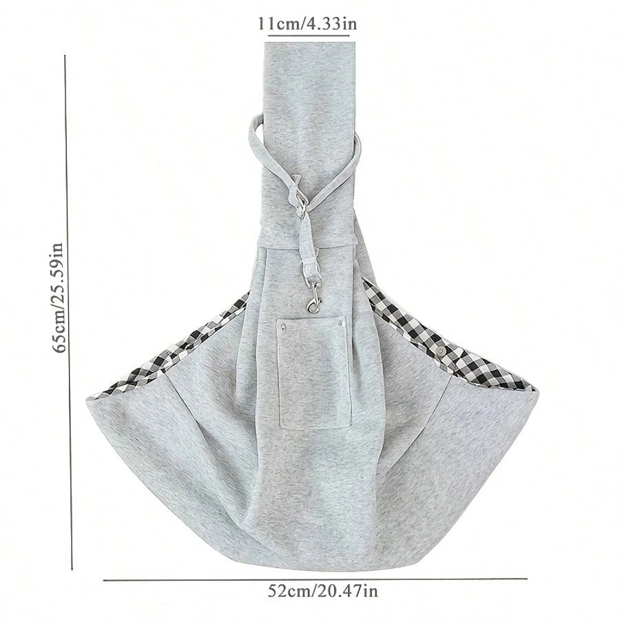 ファッションペットトートキャリア アウトドア用 軽量通気性生地 調整可能ショルダーストラップ スナップ式開閉 前面顔窓付き 最大 7.5kg 犬猫対応 ライトブルー・ブラック