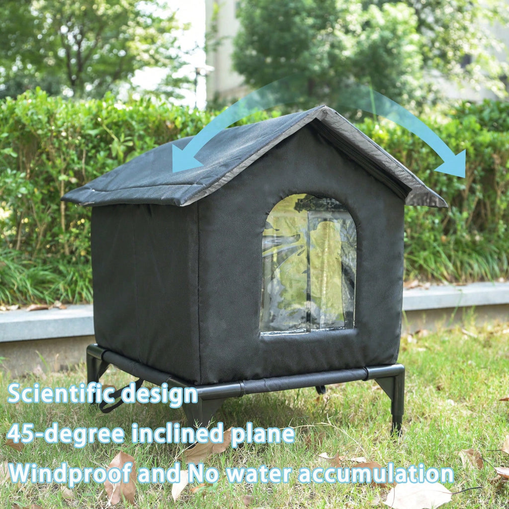 冬用 屋外猫ハウス 防水 洗いやすい ペットケンネル