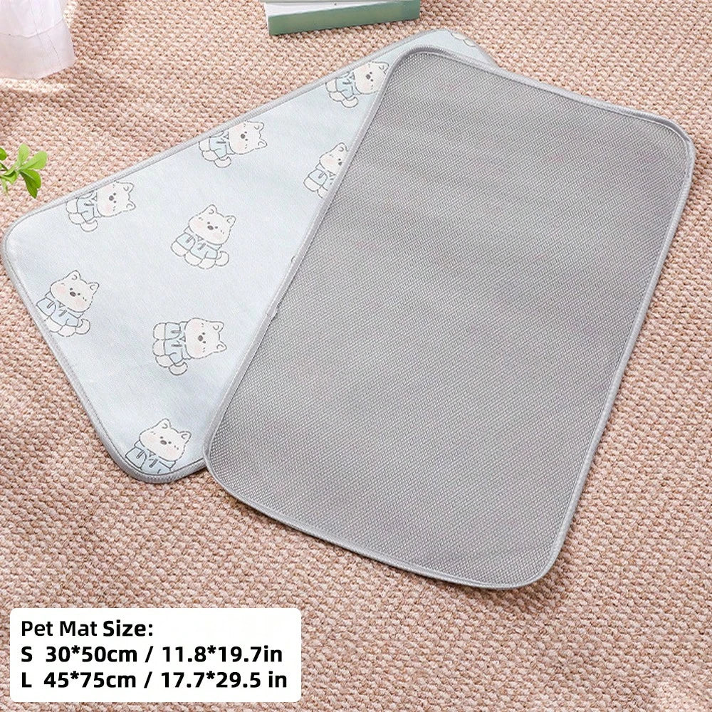 1 個 / 2 個セット ベルベット製ペットベスト + パッド 2 本脚漫画柄ペットジャケット 秋冬用 小型犬・猫対応